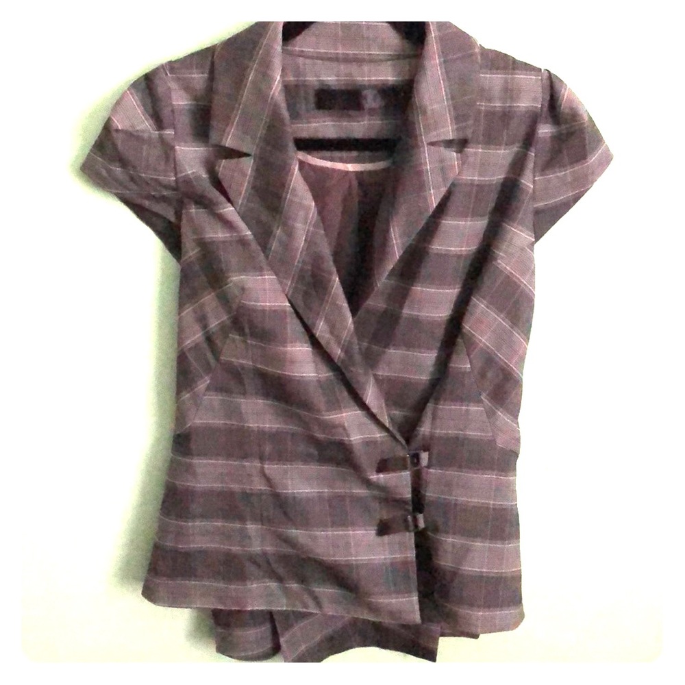L.A.M.B. Short Sleeve Blazer